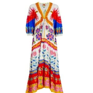 FARM RIO Floral Print Dress